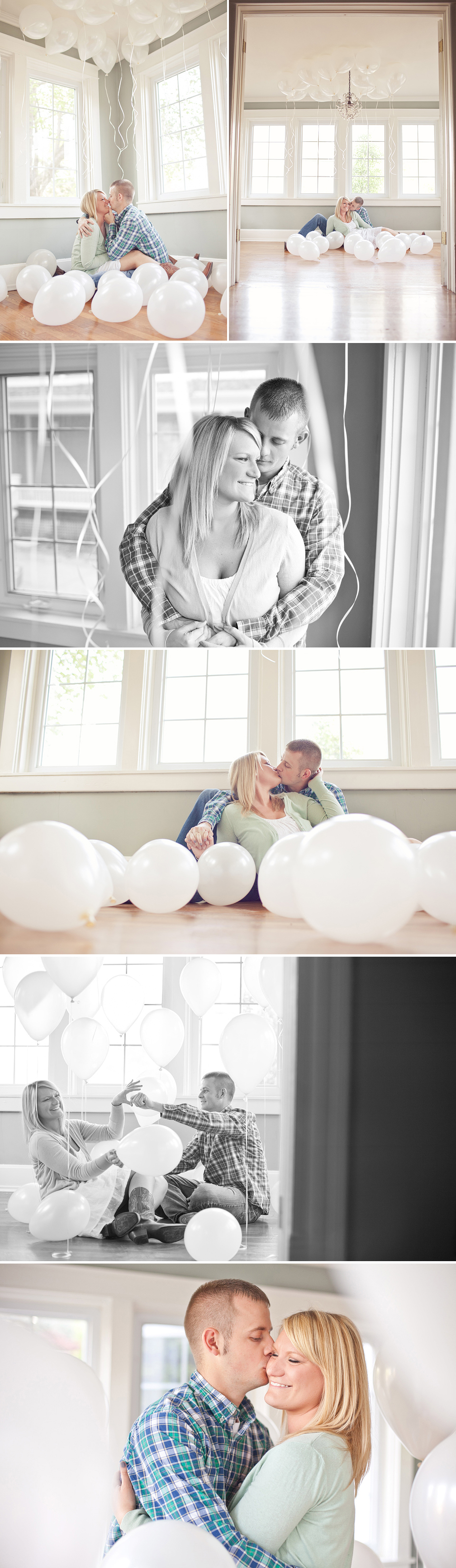 Beloved, Balloons, love, hugs, Independence photo shoots, KC portraits, Jana Marie Photography, White rooms, creative shoots, portraits
