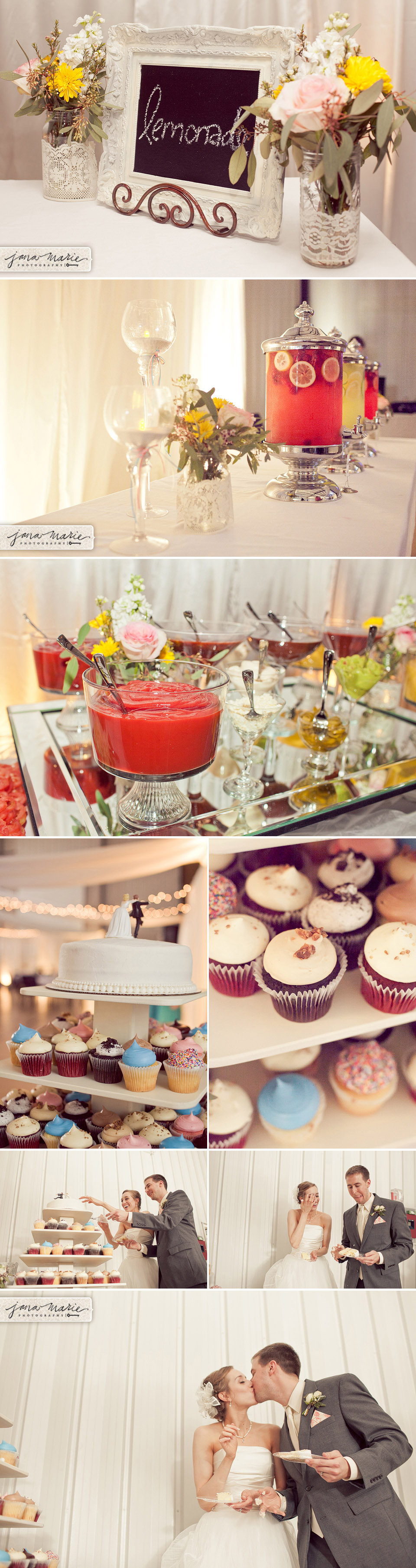 BBQ, Cupcakes, Smallcakes Cupcakery, Isham wedding, Colorful weddings, Budget receptions