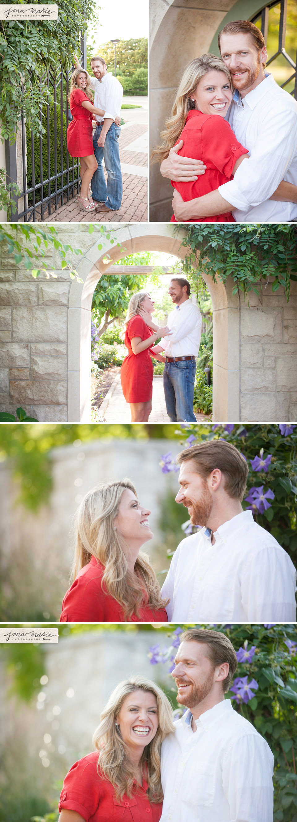 Silly, fun, garden, Arches, photography, Jana Marler, getting married, Bride and groom