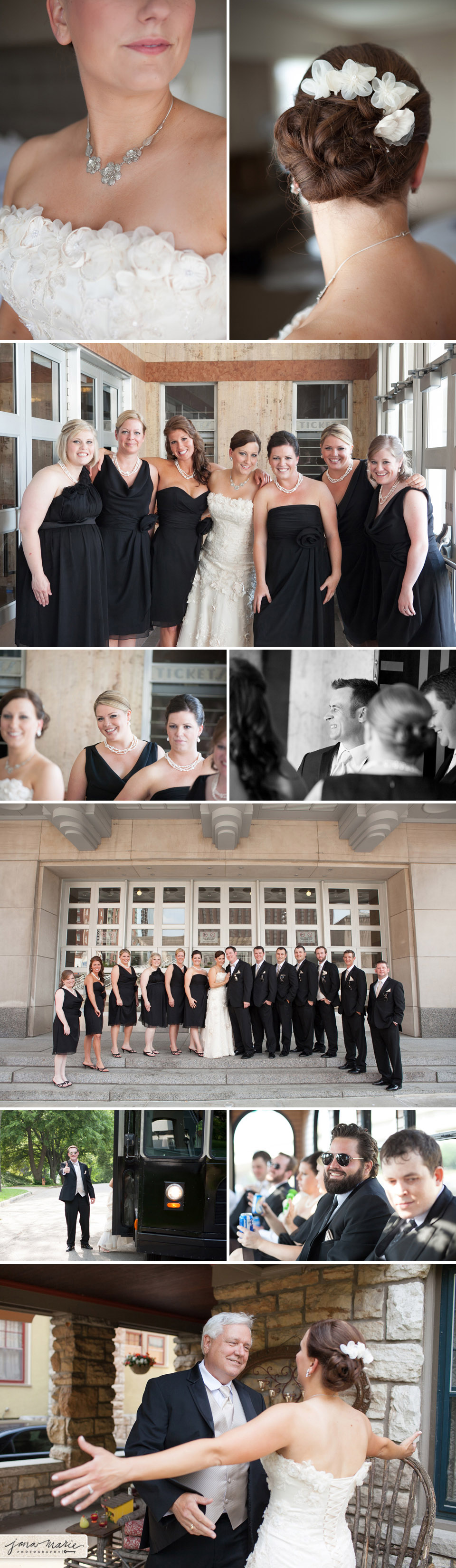 Friends, laughing, fun groups, outdoor photos, Bridal portraits, Jana Marie Photography, KC