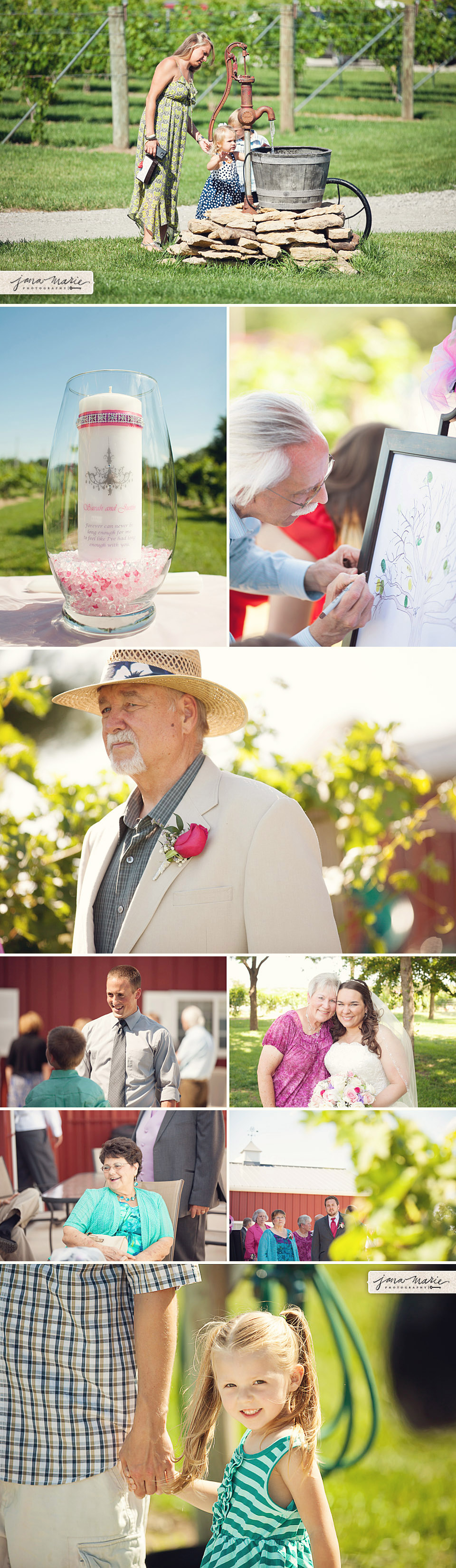 Grandpa, Vineyard wedding, Kansas City wedding photographer, candle, ceremony