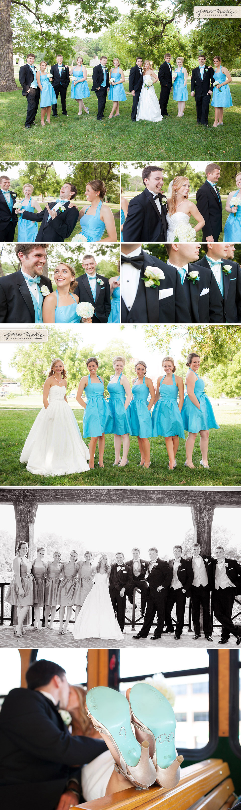 pocket dresses for bridesmaids, fun weddings, outdoor photography, Kansas City portraits, Jana