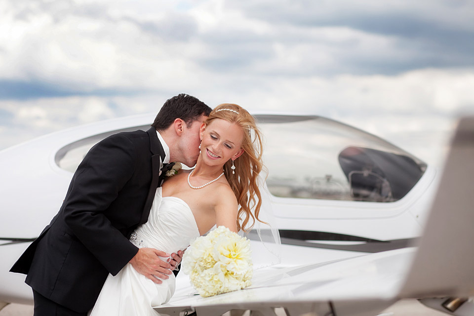 Featured image, Airplane wedding, Proposals, bride and groom, amazing sky, Jana Marie Photography