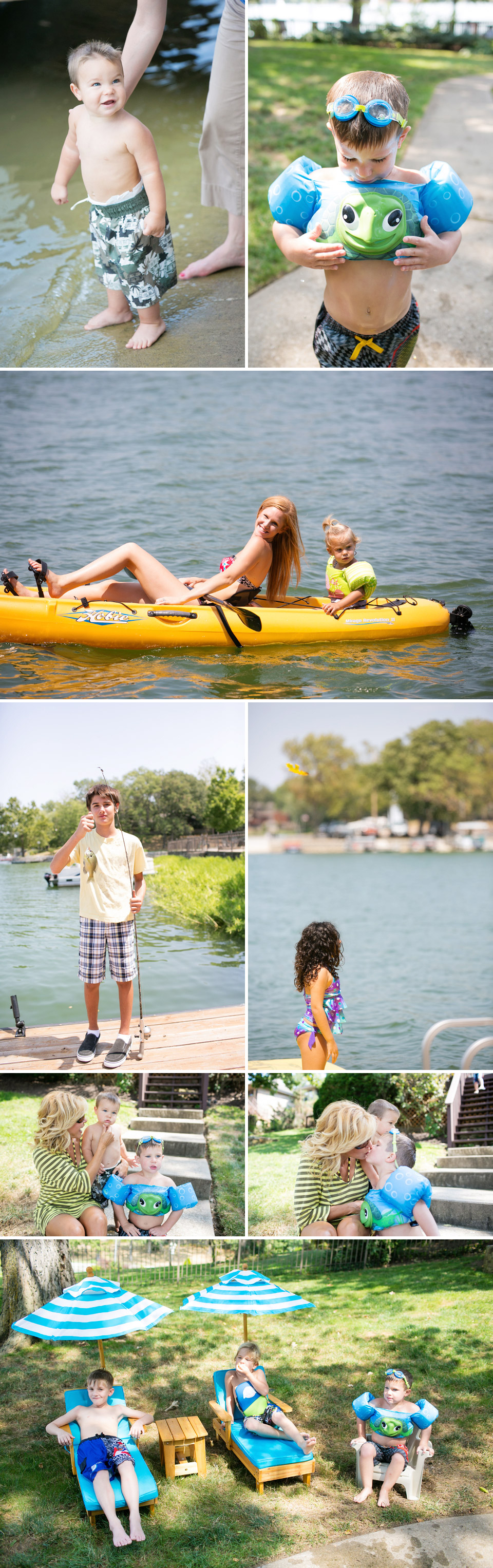 Kayak, sailboats, fishing, swimming, family outings, outdoor photography, sessions
