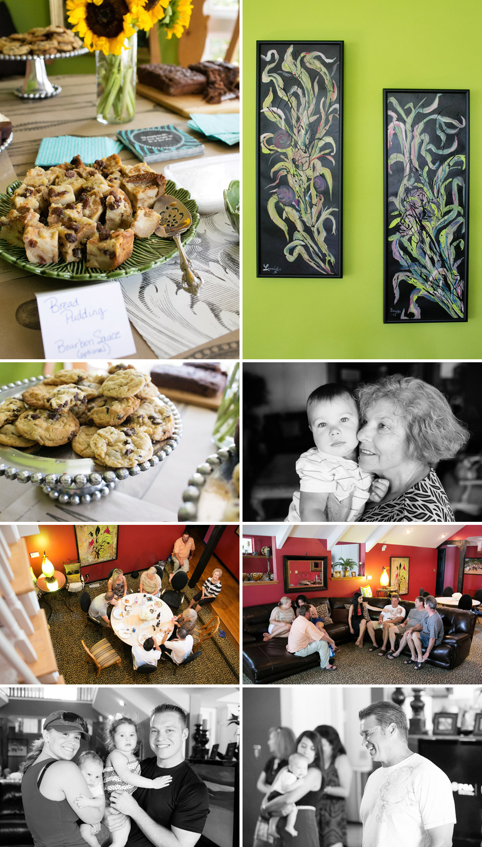 Cookies, dessert, BBQ, family, Weatherby Lake homes, Kansas City portraits, Marler