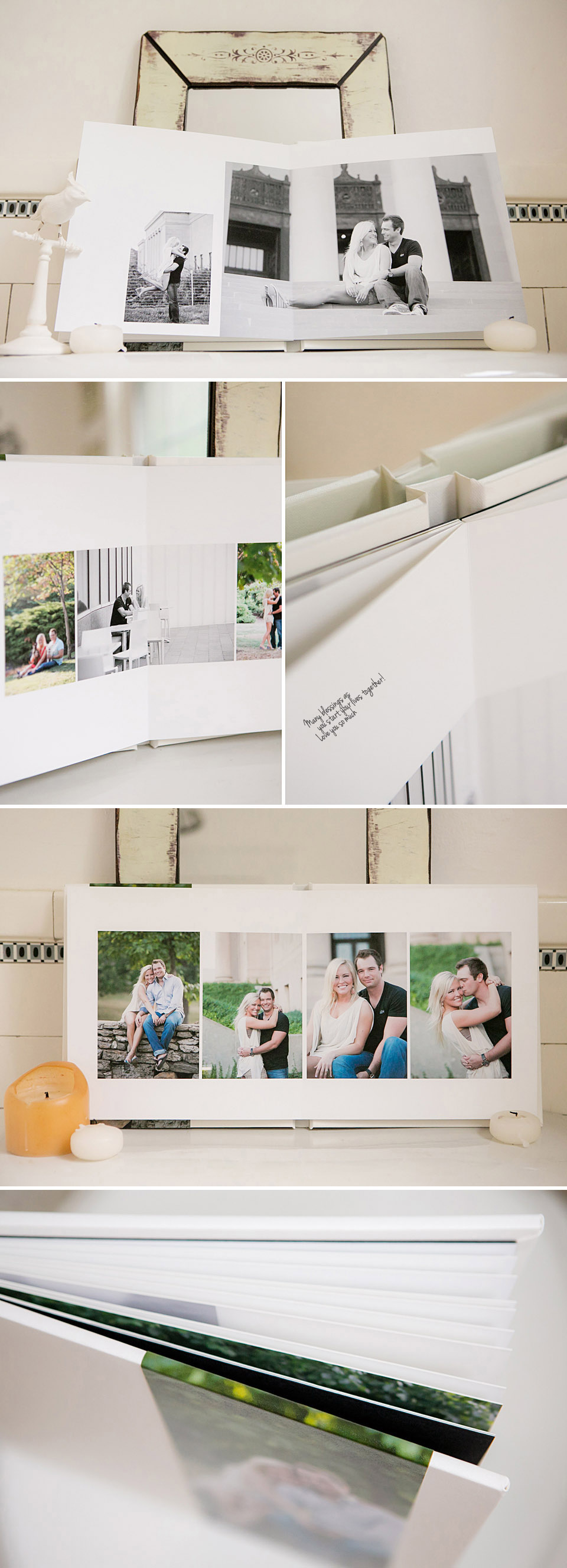 Beloved albums, guest book samples, studio albums, Jana Marie Photography, signatures at wedding