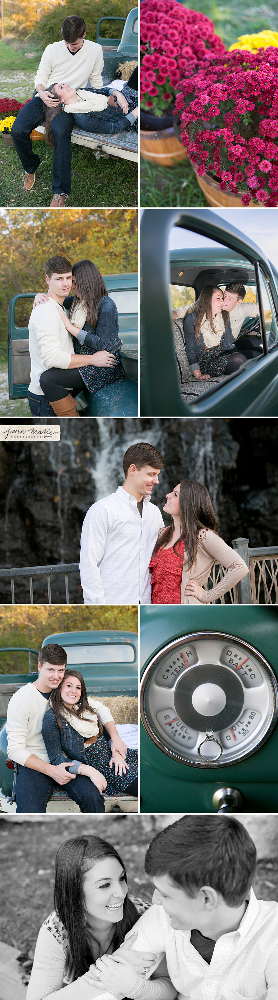Fall flowers, Waterfall photos, Jana Marie Photography, laughter, Beloved moments, Kiss