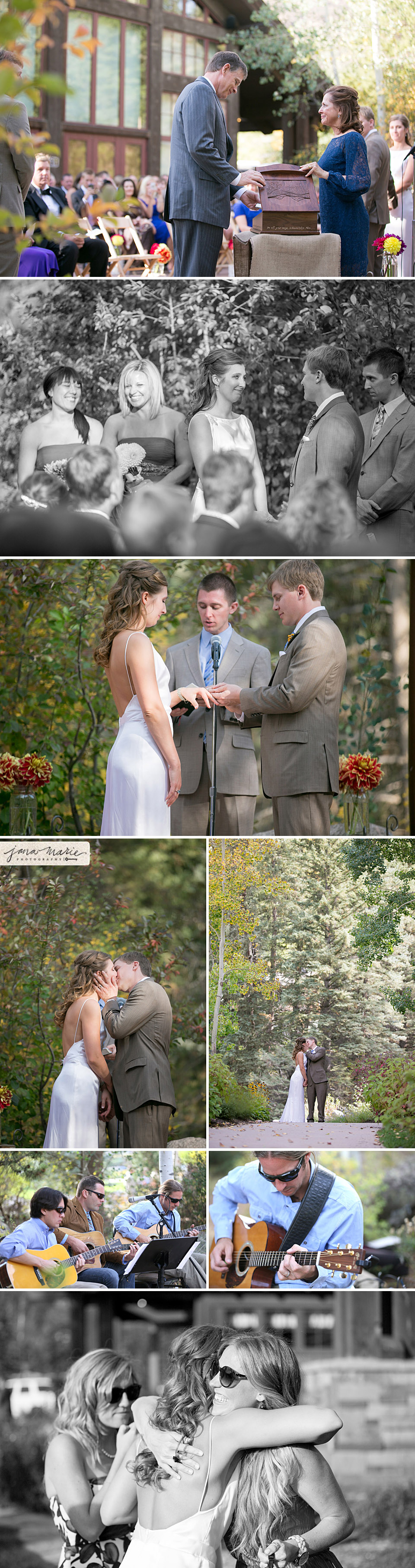 Ceremonies, bride and groom, DIY flowers, Denver weddings, Jana Marler
