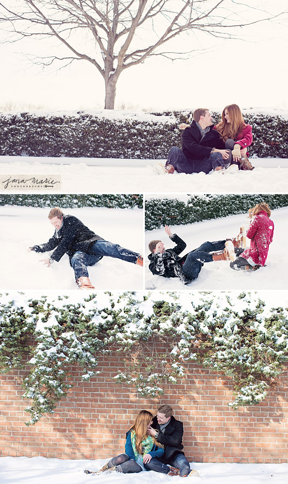 Winter snow engagement sessions, Jana Marler, Beloved photography, Black lab, kisses, couple portraits