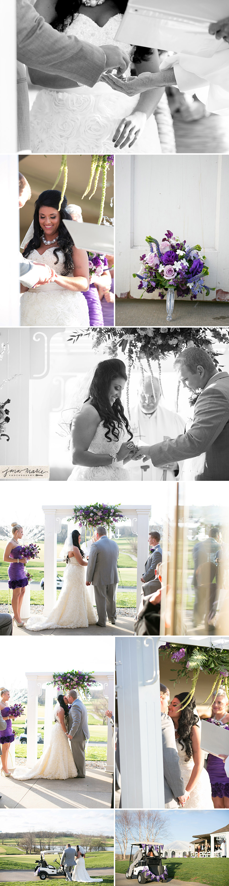Exchanging vows, Drumm Farm weddings, Jana Marie Photography, Village Gardens, The Kiss