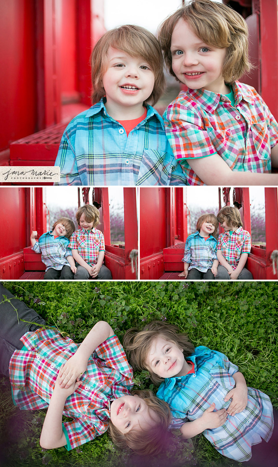 Jana Marie Photography, Independence square, Red trains, children photography