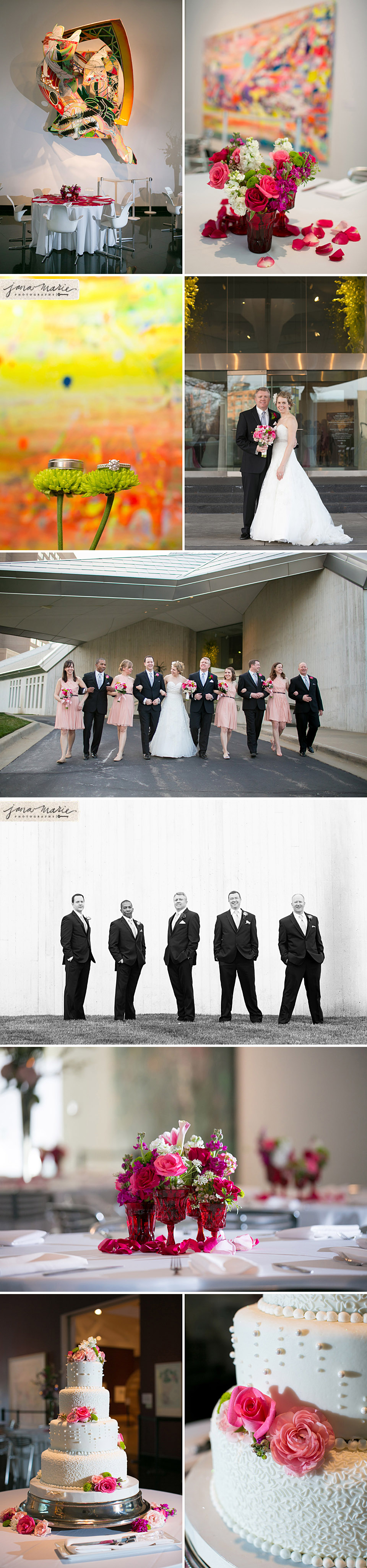 Kemper Museum of Contemporary Art, KC wedding venues, The Knot best venues, Jana Marie Photography, spring