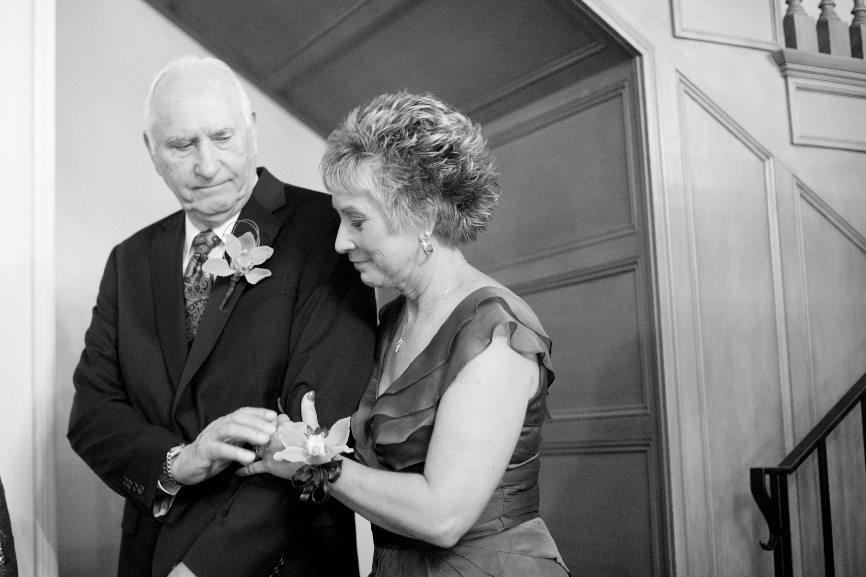 Featured photographer, Best of Kansas City wedding photographers, black and white emotions, grandpa, wedding ceremony