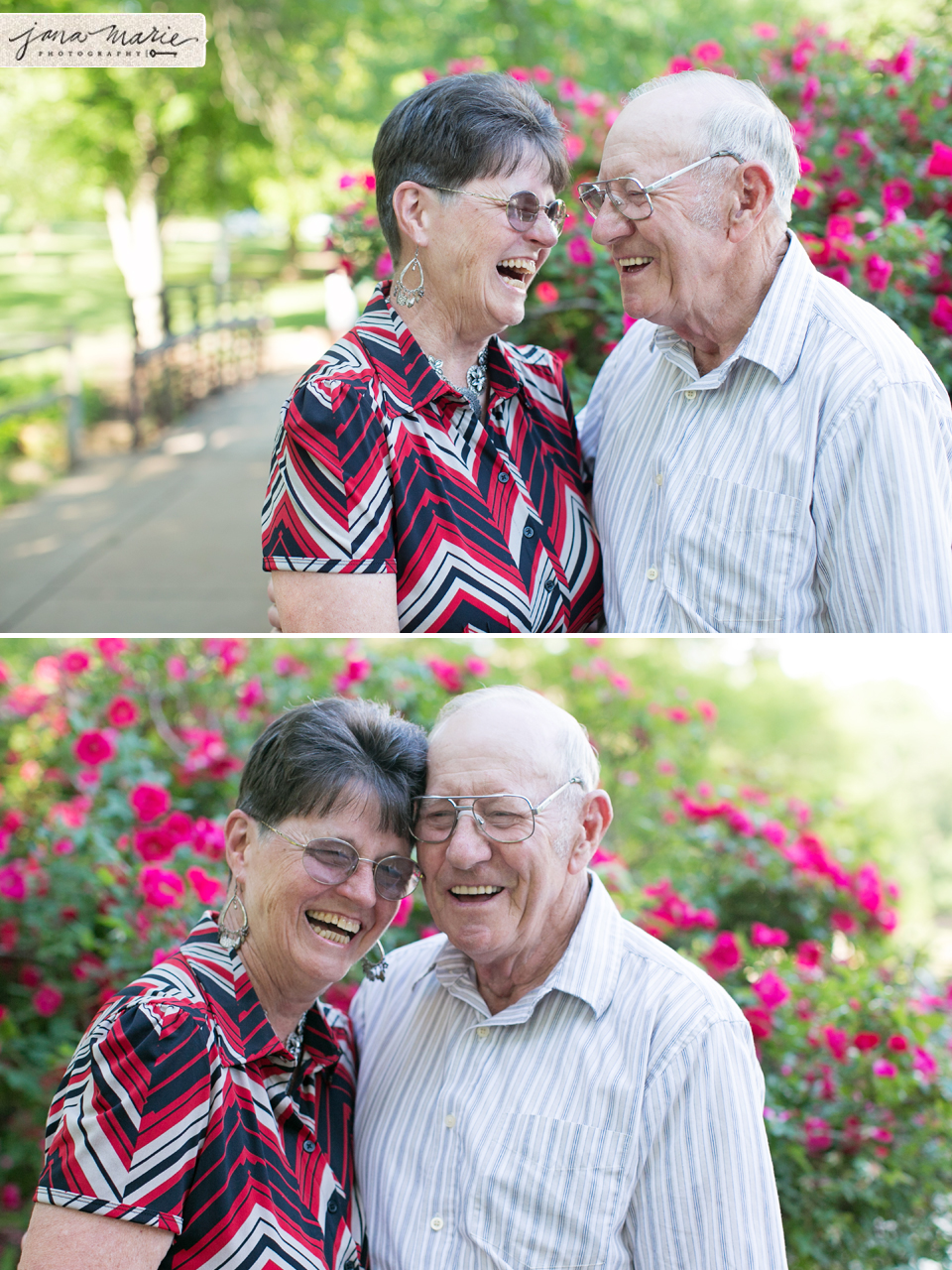 Antioch Park photography, Kansas portrait photographer, Jana Marler, married 50 years, Beloved couples, parents in love