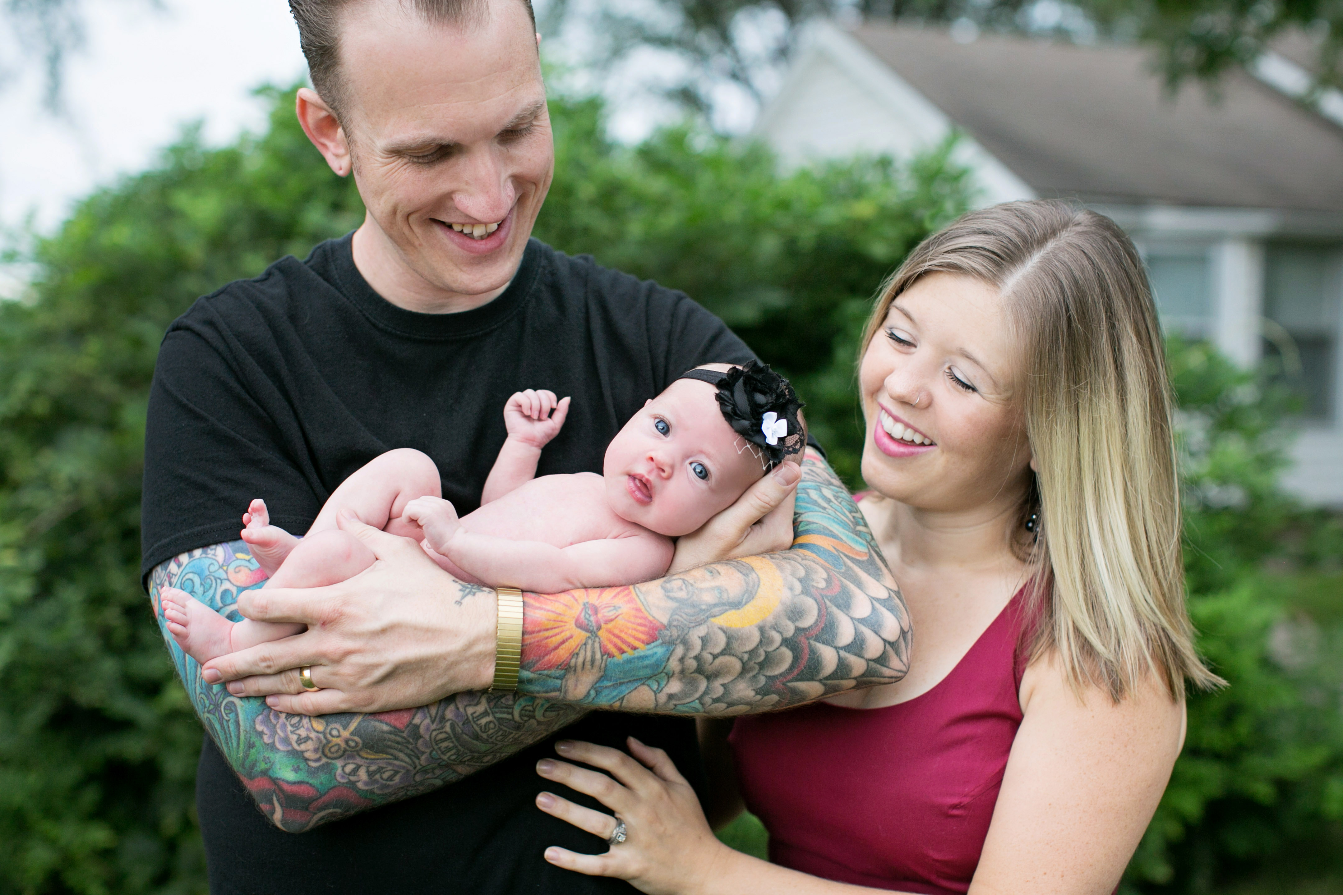 Featured family photographer, Jana Marie Photos, tattoos and babies, photo journalism