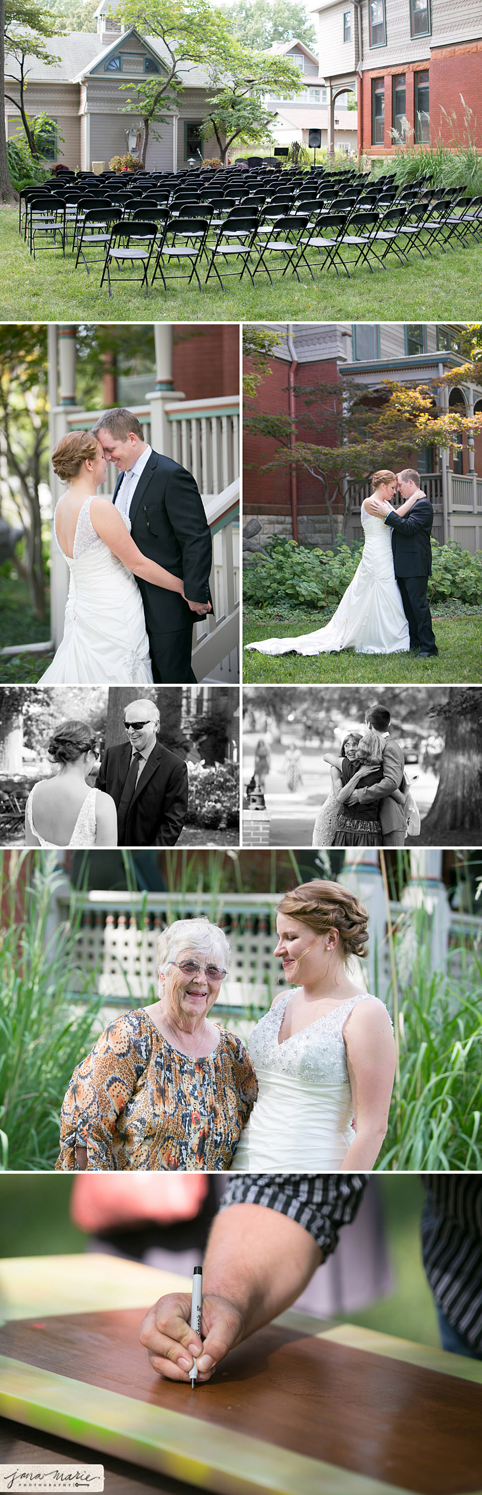 Jana Marie Photography, backyard weddings, art enthusiasts, candids, black and white photography
