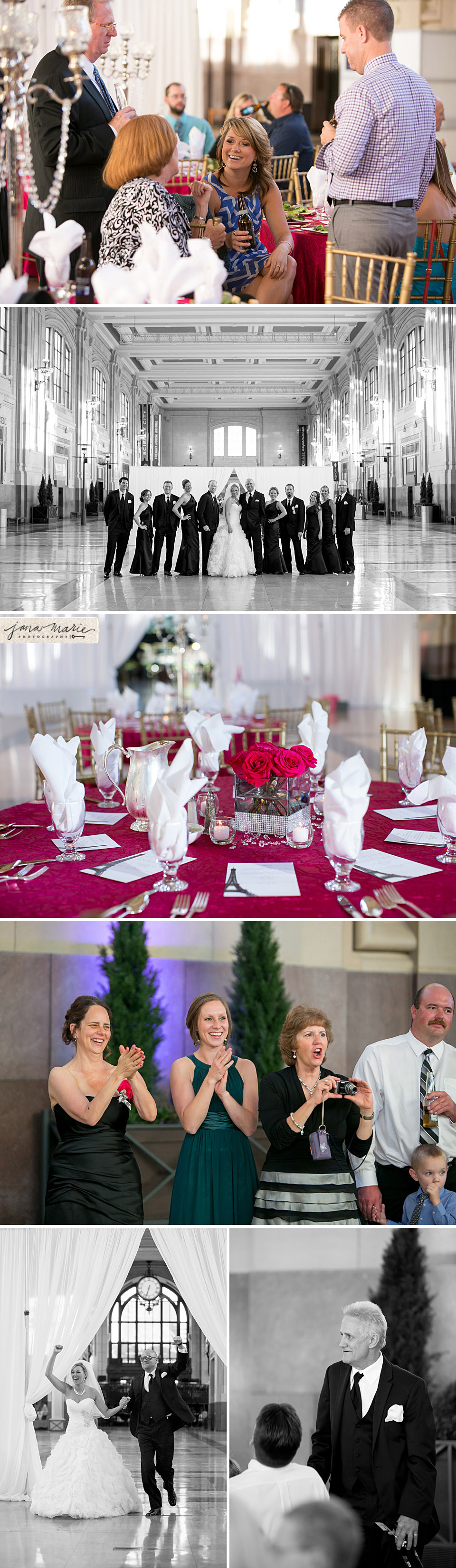 Candy table, Reception decor, Union Station parties and events, KC weddings, Jana Marie Photography