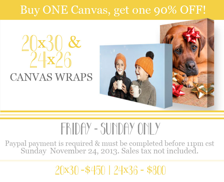 Buy One Get one, Simply Canvas, Product sales, Winter discounts