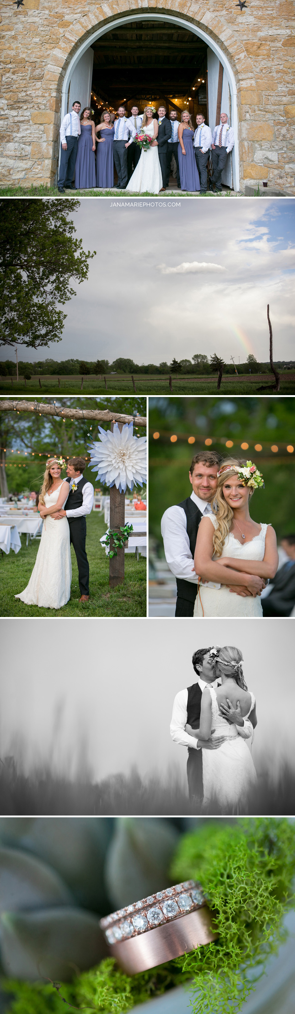 History Taylor Barn, Best Lawrence wedding photographer, KC weddings, Jana Marie Photography, Eclectic details, outdoor ceremony, Spring, Anthropology flowers, DIY decor, Red door wedding event planning