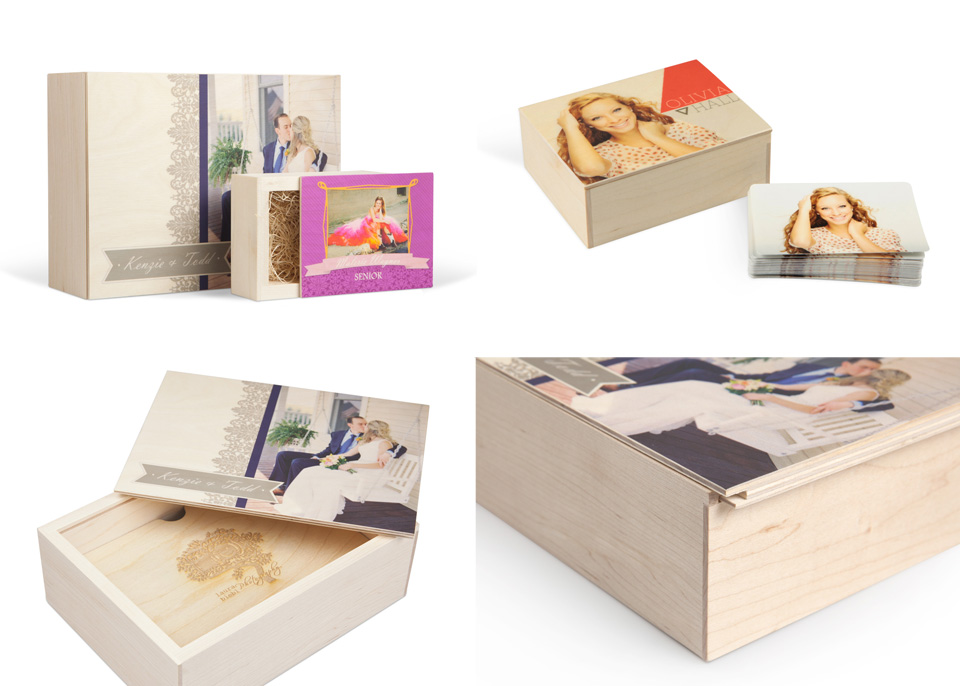 Custom wood boxes, keepsake boxes, Pro DPI, Jana Marie Photography products
