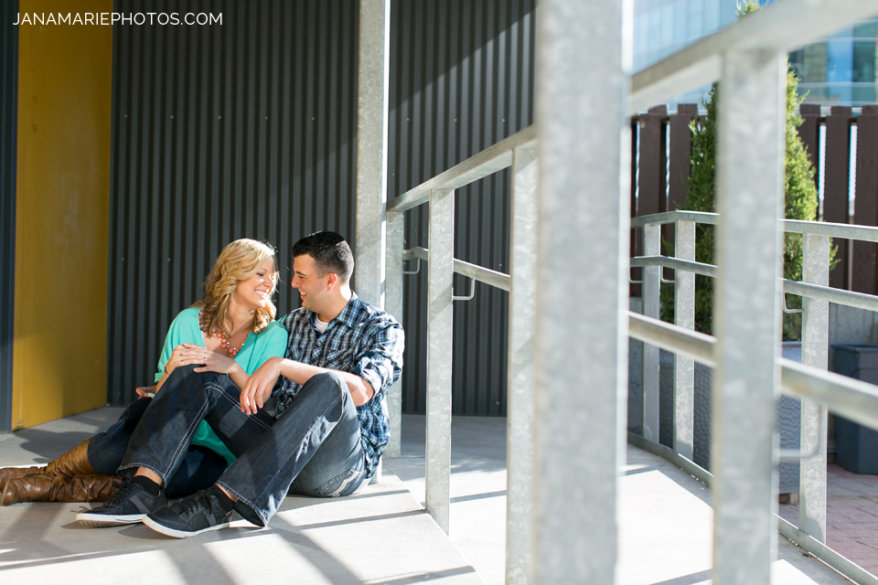 Prairie Logic, Rooftop KC, Jana Marie Photography, Beloved photography, Engagement sessions, Danielle & Wes, EA Bride, Fall pictures, Couples, Leading lines