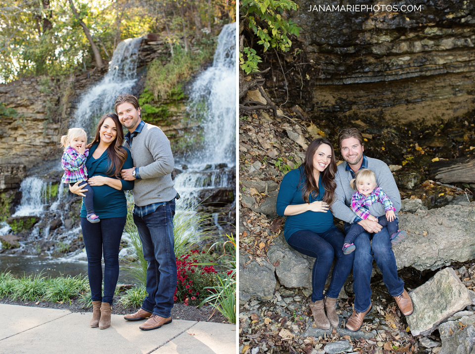 Chiefs Cheerleader, Chiefs Dancer Family, KC family photographyer, Fall portraits, North Kansas City, Jana Marie Photography, Kansas City families, lifestyle, Outdoor photography, Waterfall