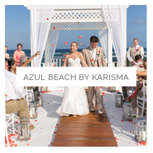 Azul Beach wedding photographer, Karisma photographers, Mexico weddings