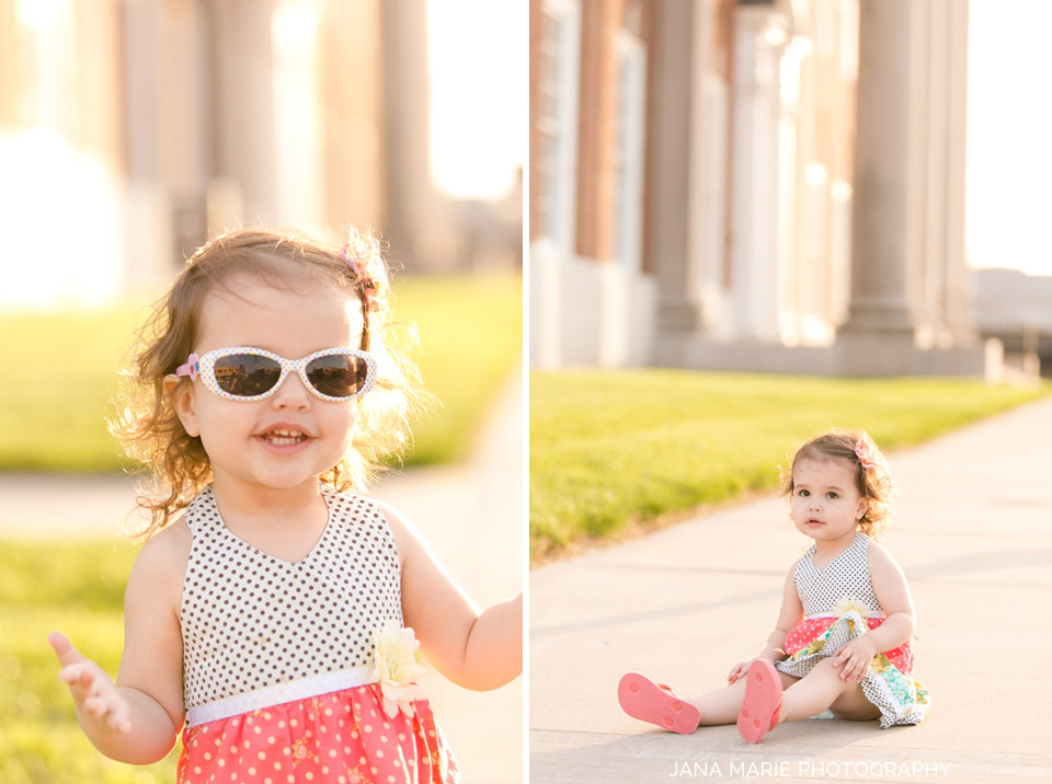 Children photographer, Jana Marie, Kids, two years old, Christina, Independence square, Indep mo, KC mo, Kansas City families, Lifestyle photographer, KC lifestyle, Kansas City family portraits, children portraits, Laugh, Sunglasses, Golden hour, Summer pictures, Black and white