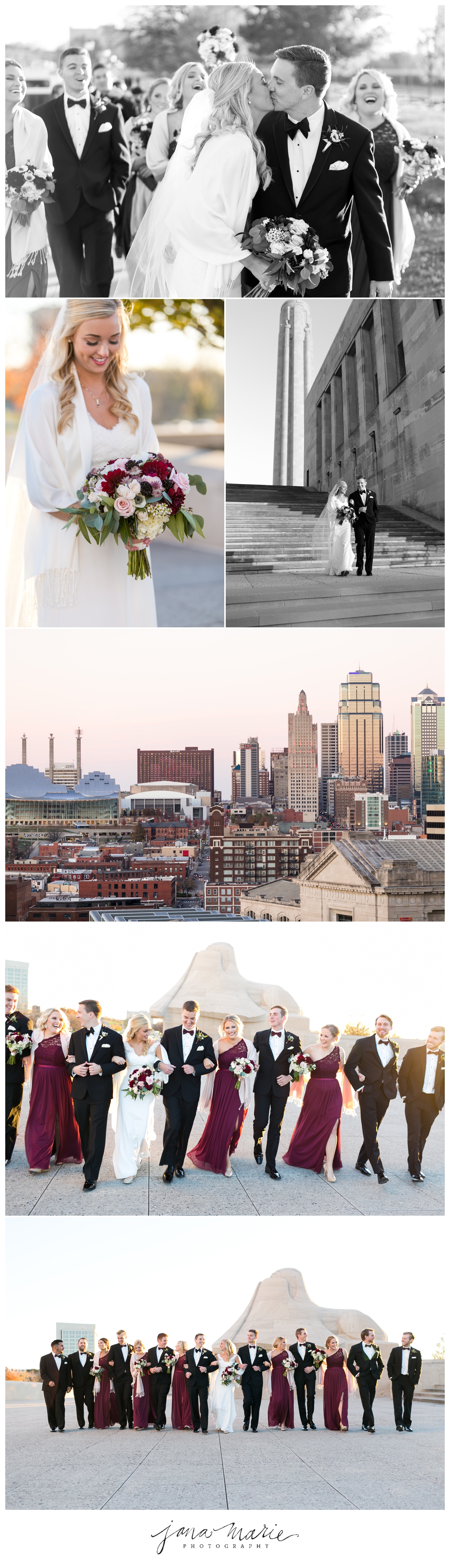 Kansas City wedding, KC Skyline, Westport wedding, KCMO, InstaKC, Jana Marie Photography, Liberty Memorial