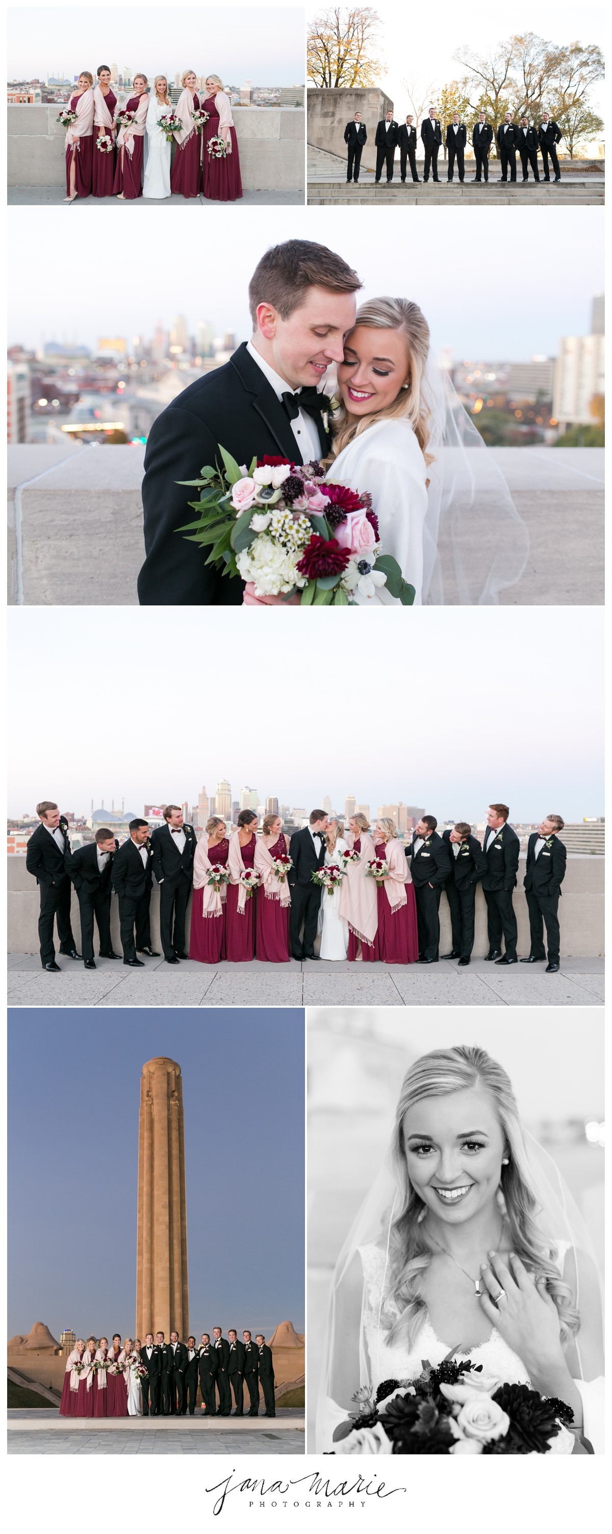 Kansas City wedding, KC Skyline, Westport wedding, KCMO, InstaKC, Jana Marie Photography, Liberty Memorial