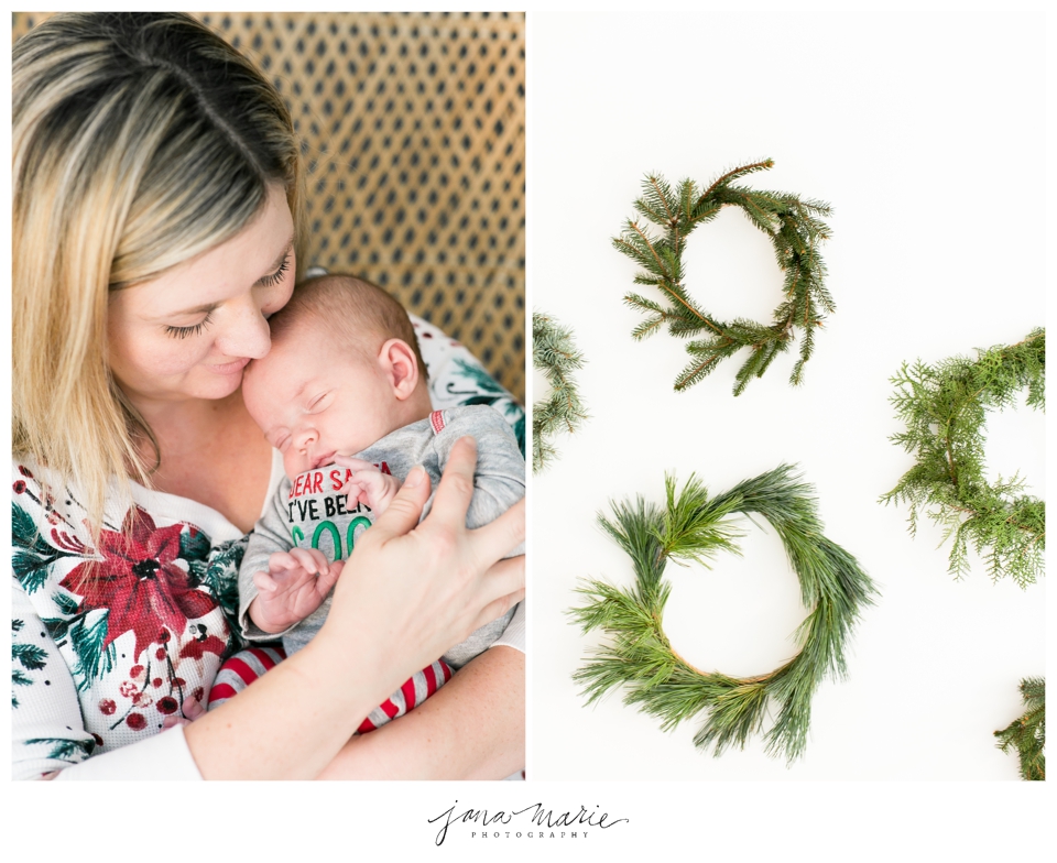 Christmas Minis, Holiday portraits, Family pictures, Ashley Hotka, Good Earth Floral, Emmy Ray Design Studio, Newborns