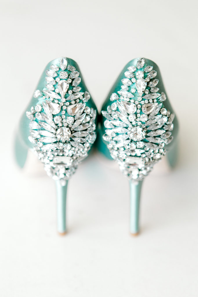 Tiffany blue Bridal heels